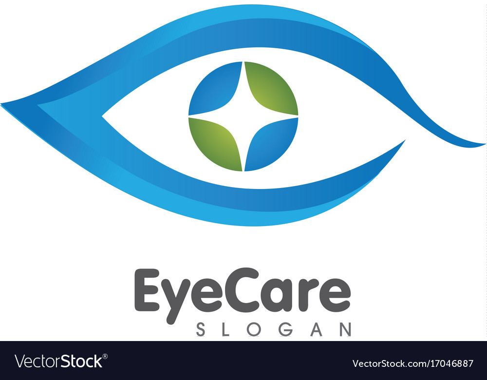 Branding identity corporate eye care logo design