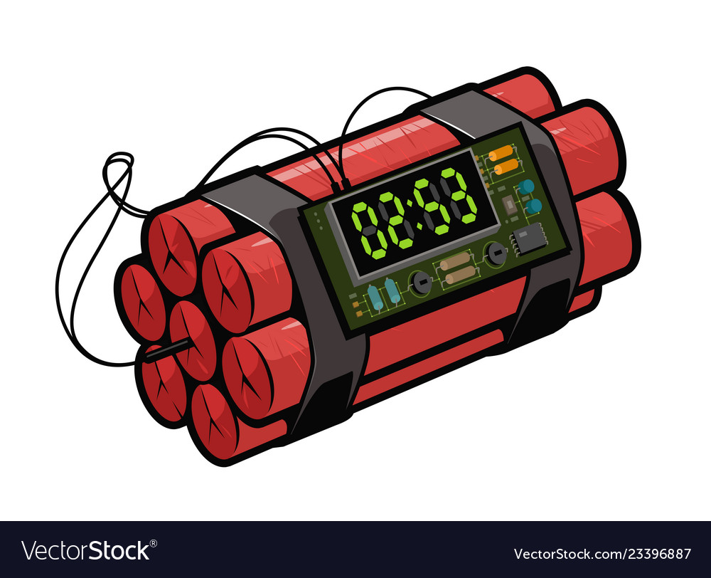 Time Bomb Stock Illustration - Download Image Now - Time Bomb