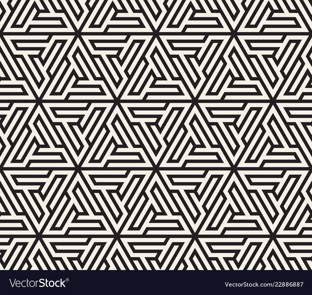 Modern Geometric Repeating Pattern