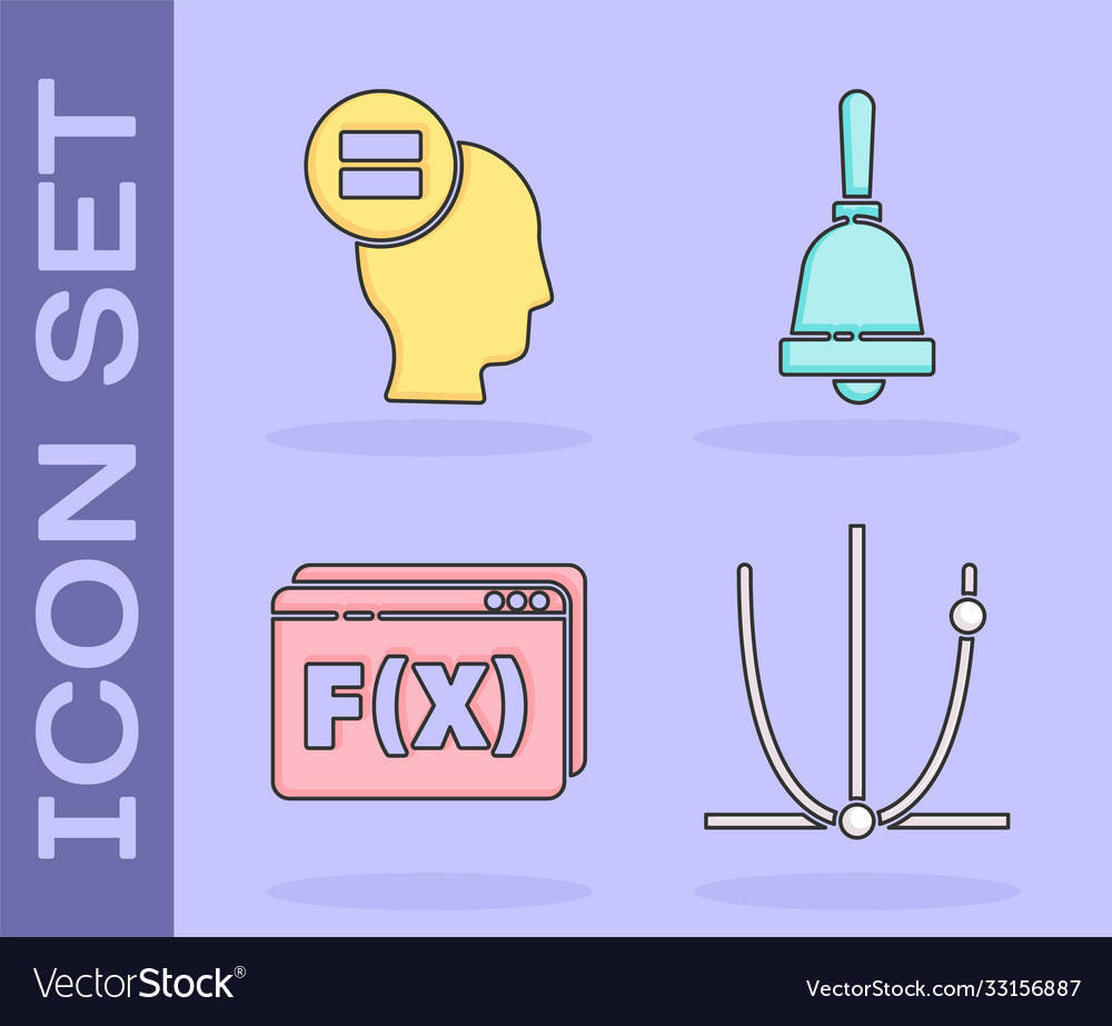 Set graph schedule chart diagram calculation vector image Set graph schedule chart diagram calculation