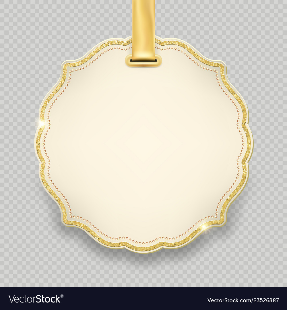 Template Label Tag Frame Decoration For Christmas Vector Image