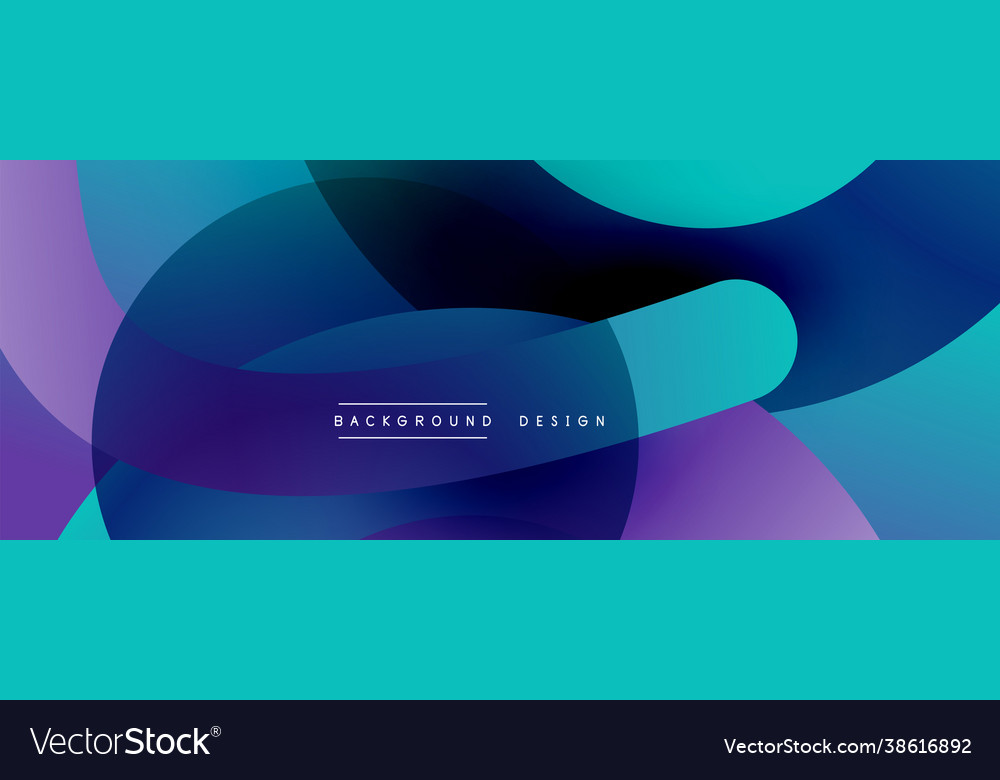 Abstract overlapping lines and circles geometric vector image Abstract overlapping lines and circles geometric
