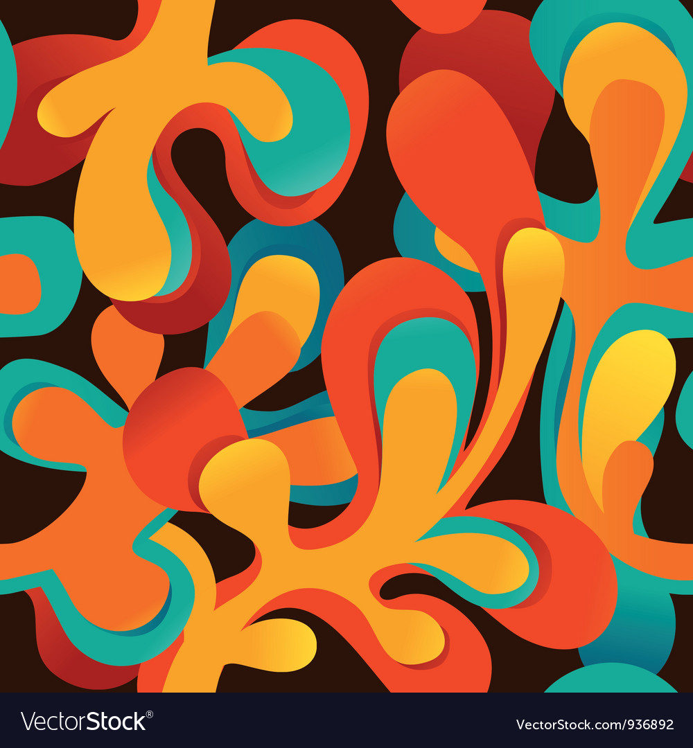 Abstract seamless pattern with splash Royalty Free Vector
