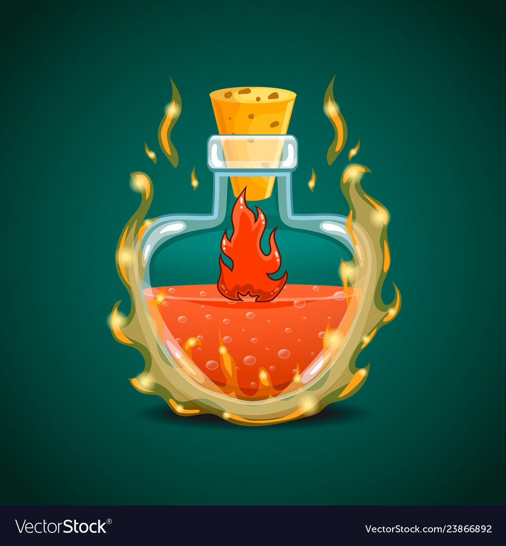 Big set of flasks with different poisons vector image Big set of flasks with different poisons