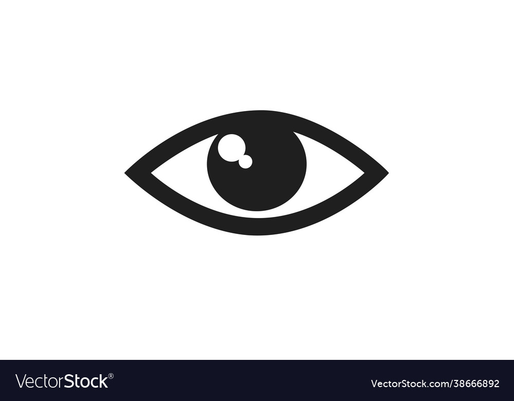 Eye icon Royalty Free Vector Image - VectorStock