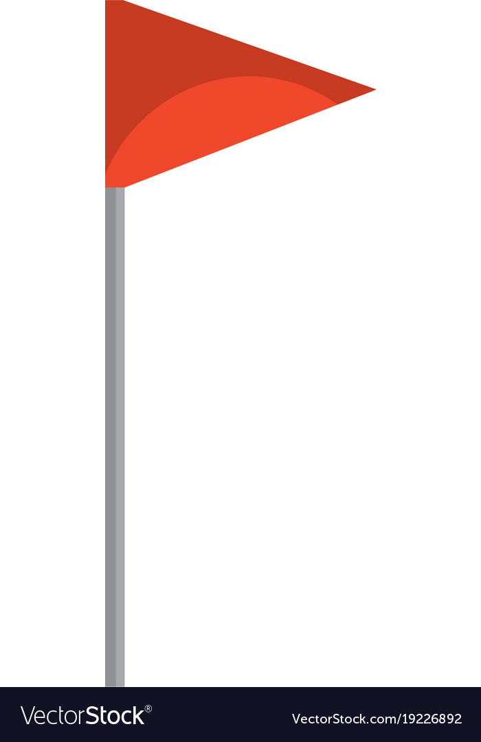 Flag triangle icon image