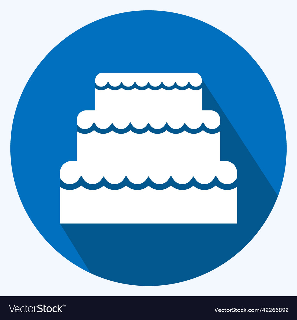 Icon wedding cake suitable for symbol