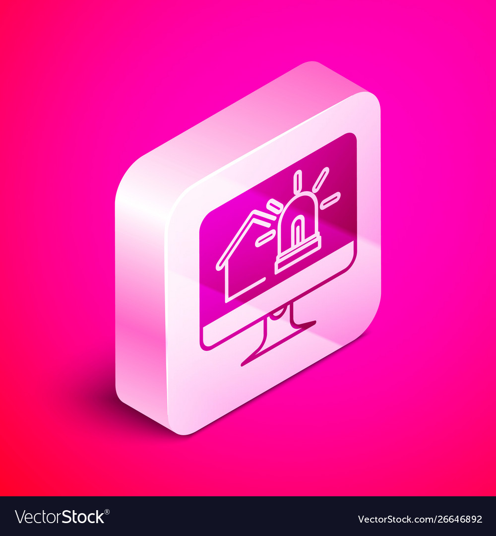Isometric computer monitor with smart house