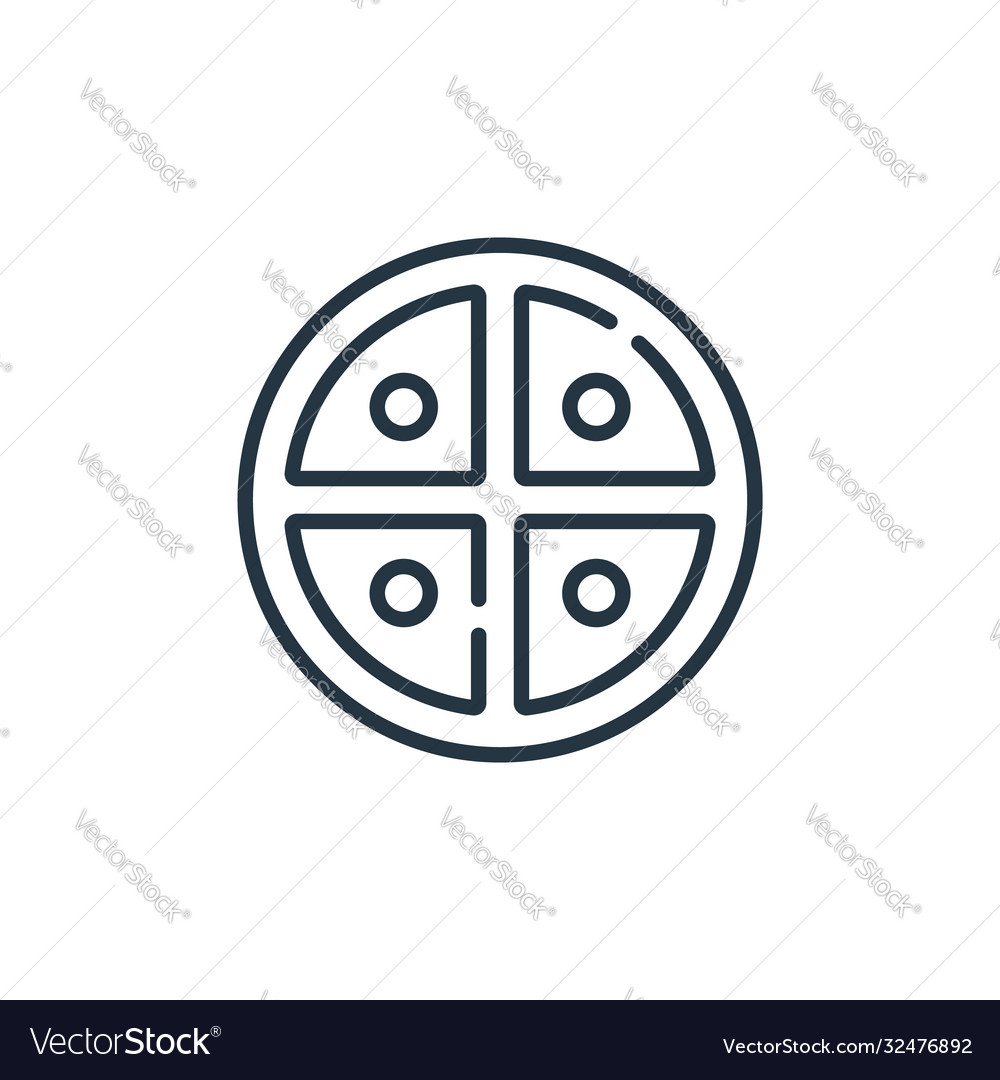 Native icon editable stroke linear vector image Native icon editable stroke linear