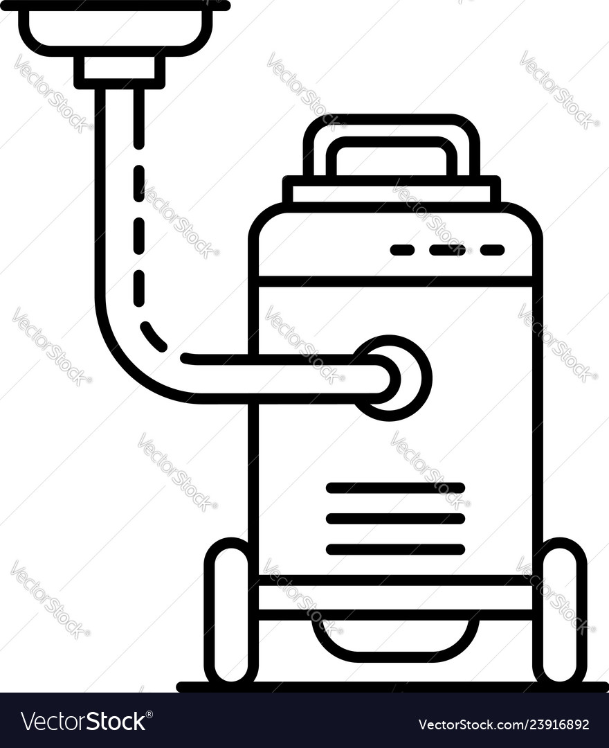 Пылесос для мойки вектор