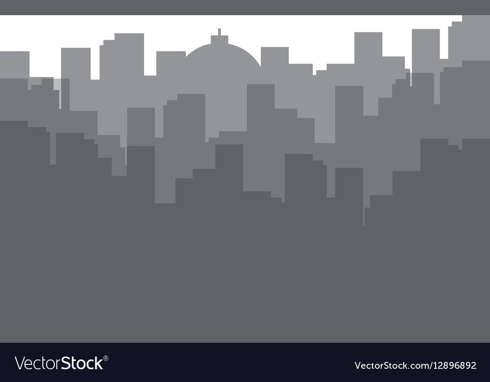 Shape city scene with building image