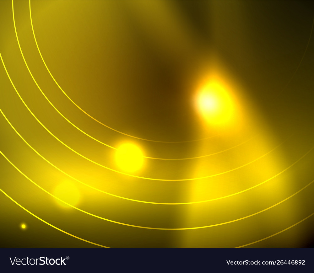 Shiny circles glowing abstract background