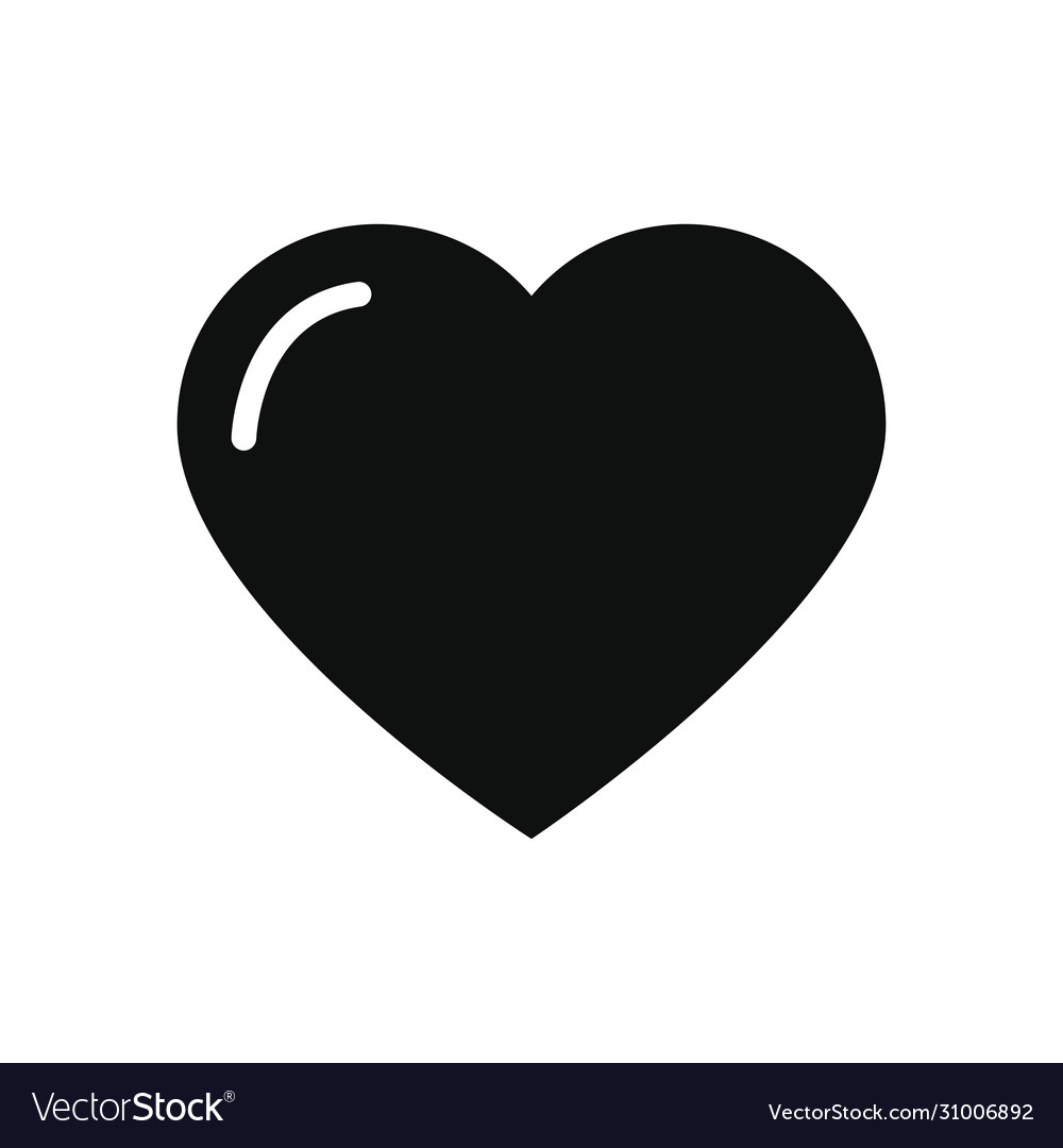 Smartphone app buttons concept heart icon