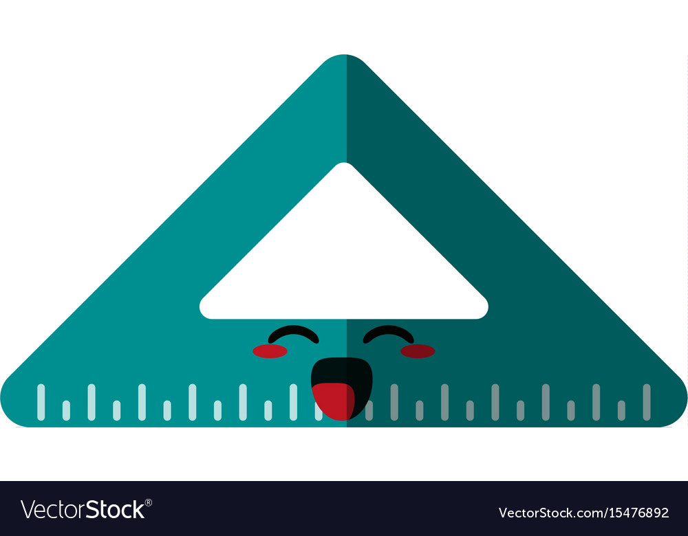 Triangle ruler icon image