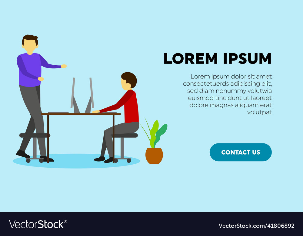 Web design studio or team working