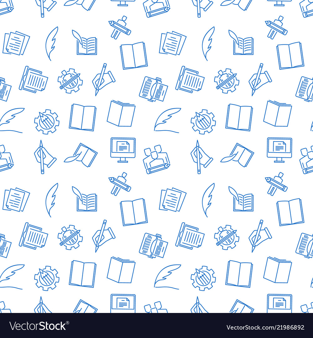 Writing Pattern - Seamless