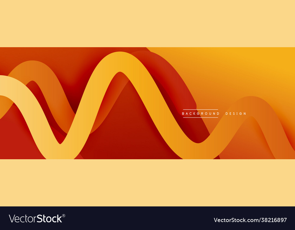 Abstract gradient background with wave line vector image Abstract gradient background with wave line