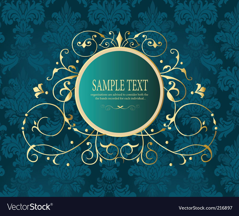 Elegant Swirl Floral Background