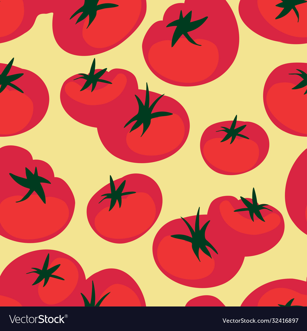 Seamless colorful pattern with bright red vector image Seamless colorful pattern with bright red