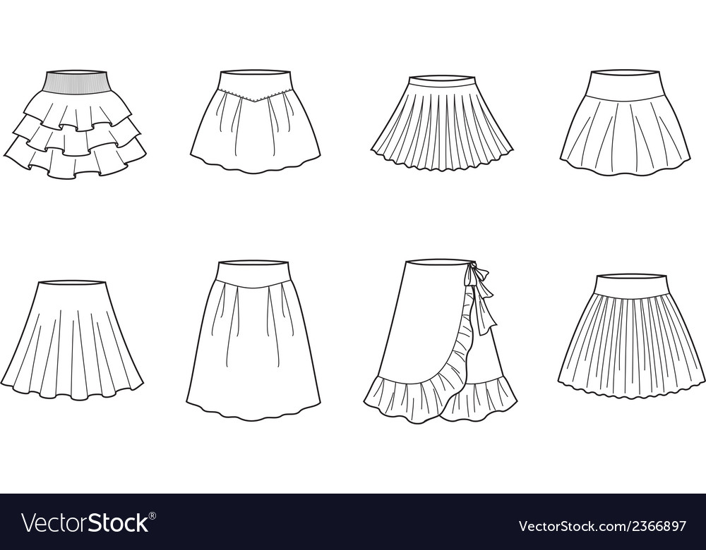 Skirt Royalty Free Vector Image Vectorstock Skirt Royalty Free Vector Image Vectorstock