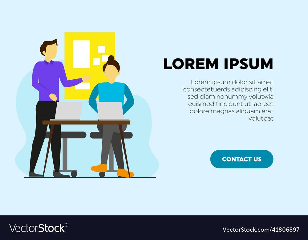 Web design studio or team working