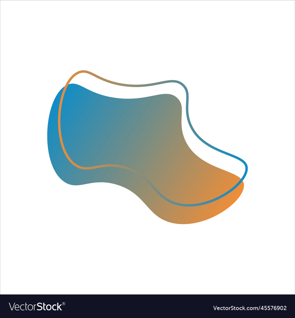 Blob gradient design vector image Blob gradient design