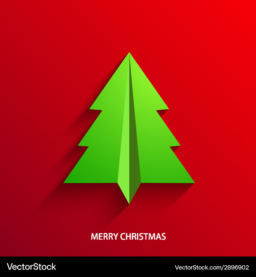 Concept christmas tree Royalty Free Vector Image