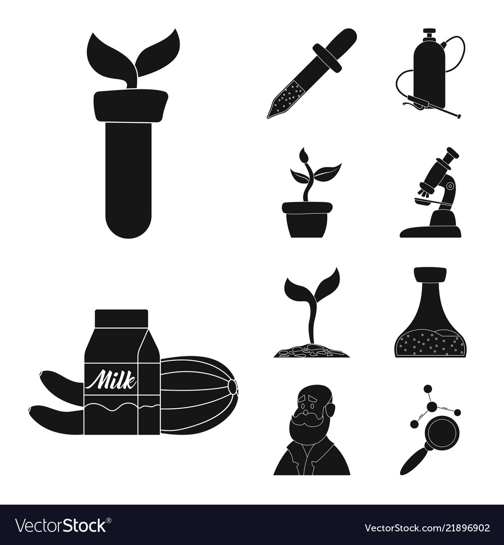 Design of and symbol collection vector image Design of and symbol collection