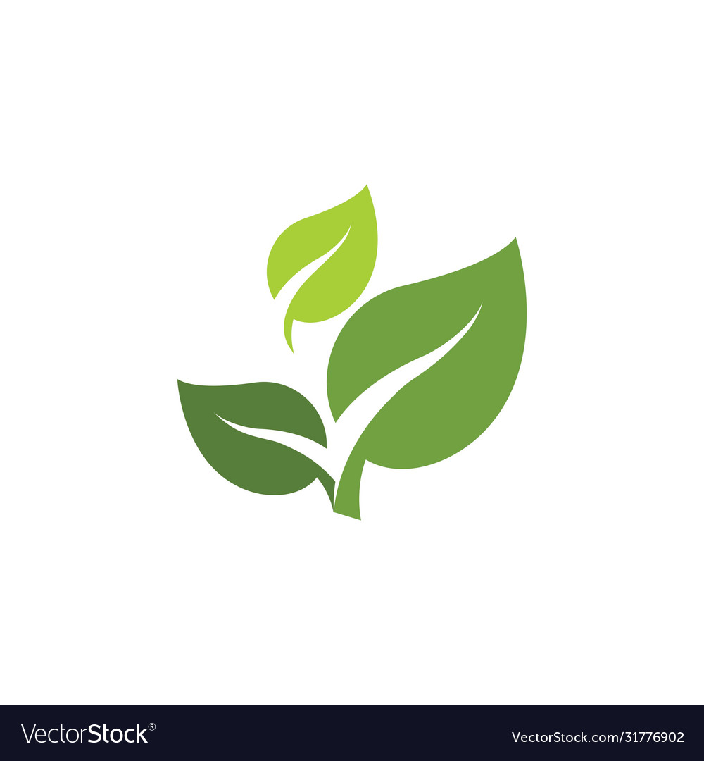 Logos green tree leaf ecology Royalty Free Vector Image