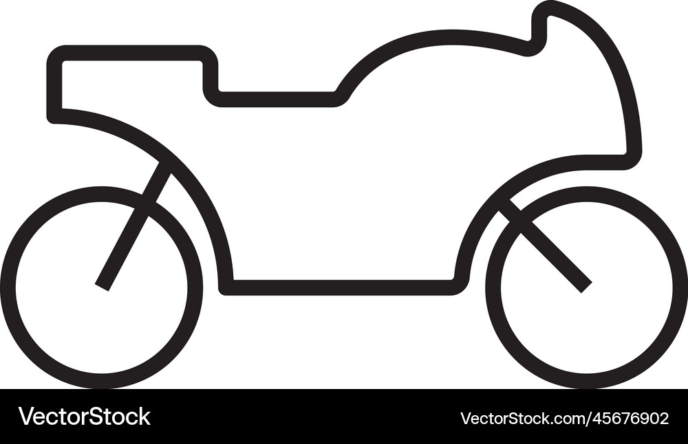 Motorcycle transportation icon people icons Vector Image