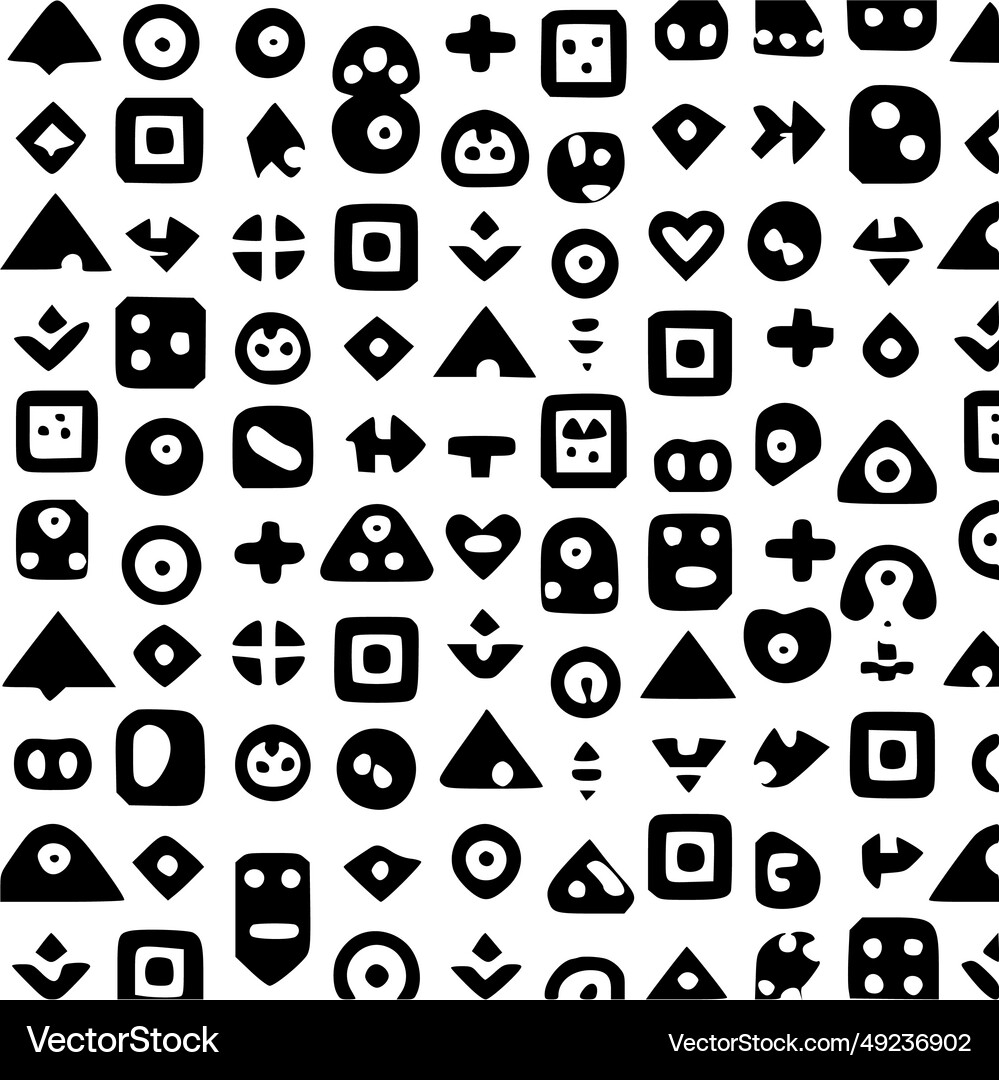 Pattern - minimalist and flat logo Royalty Free Vector Image