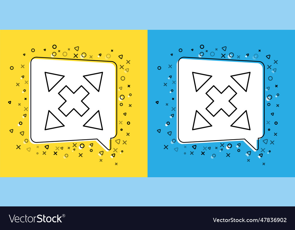 Set line many ways directional arrow icon isolated vector image Set line many ways directional arrow icon isolated