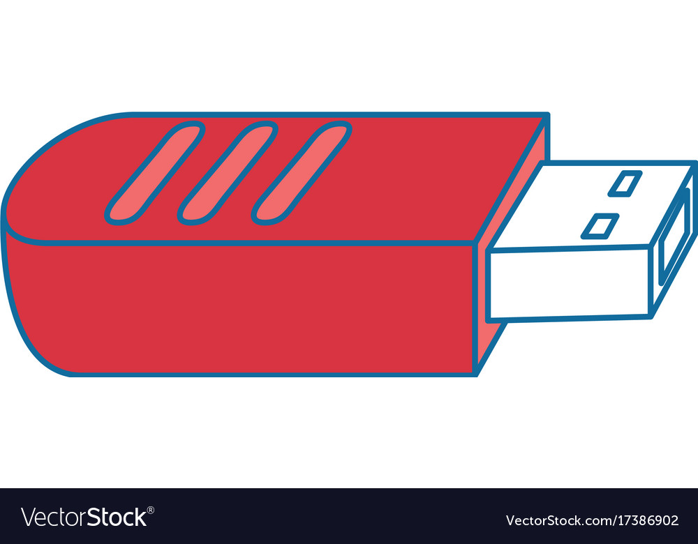 Usb memory isolated icon