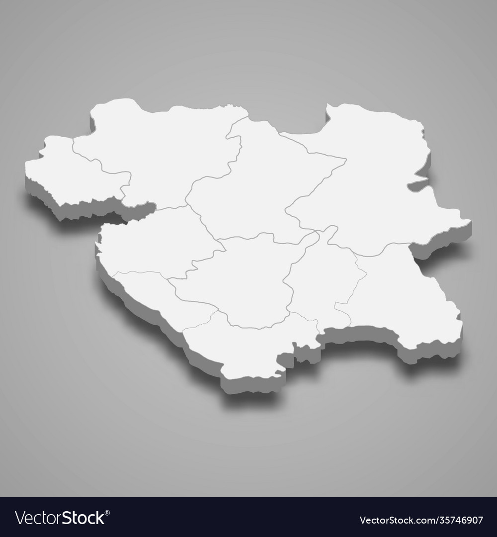 3d isometric map kurdistan is a province