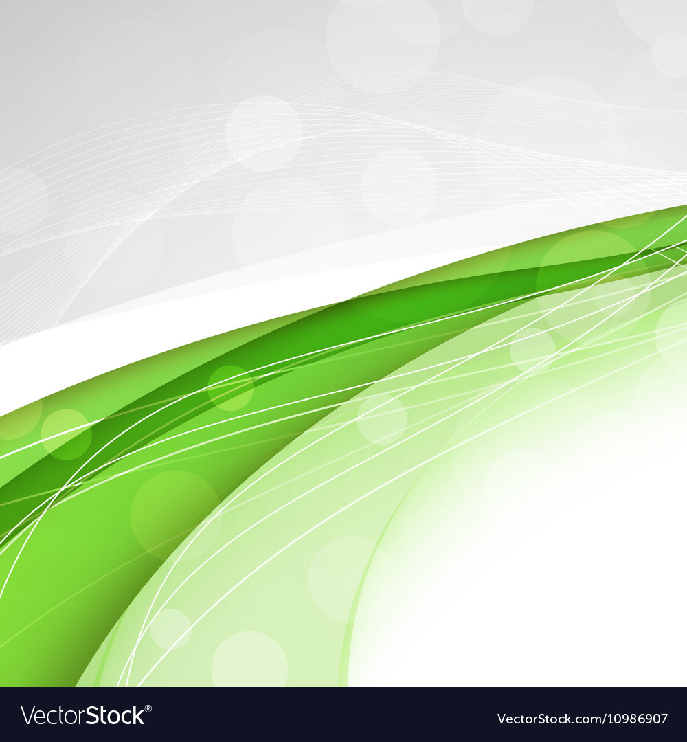 Abstract green waves - data stream concept