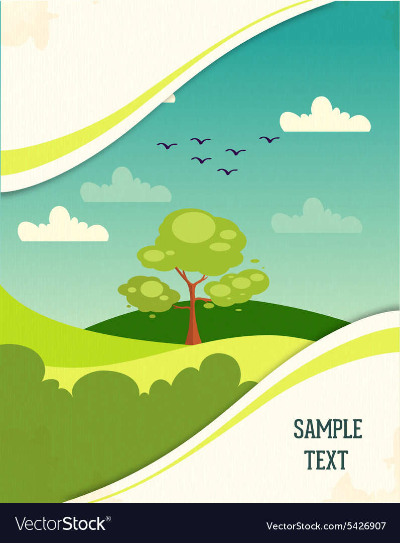 Background with tree