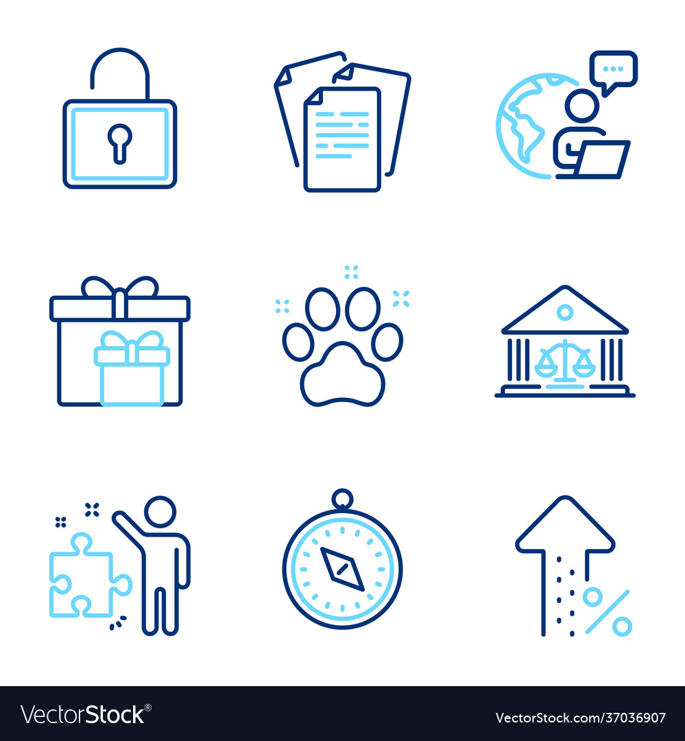 Business Icons Set enthalten Icon als Schlossplatz vector image Business Icons Set enthalten Icon als Schlossplatz