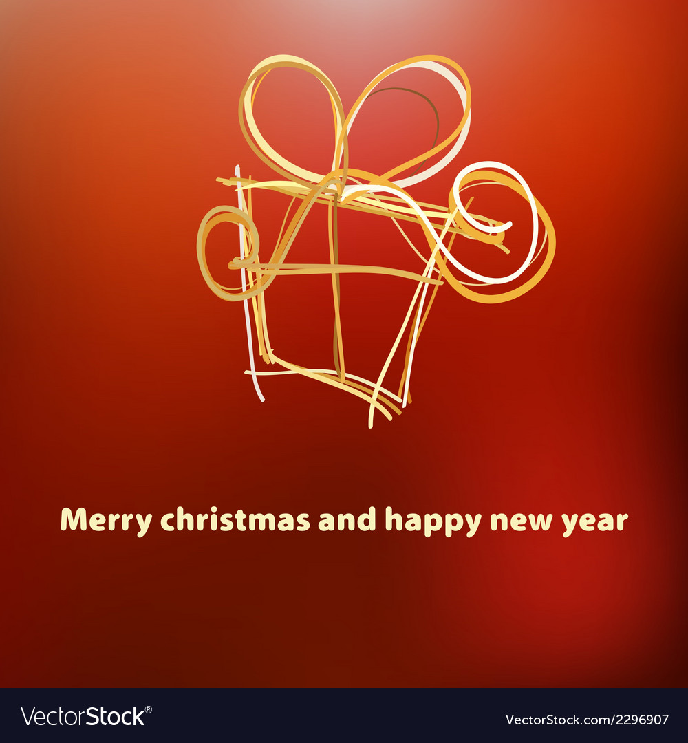 Christmas card template design eps8