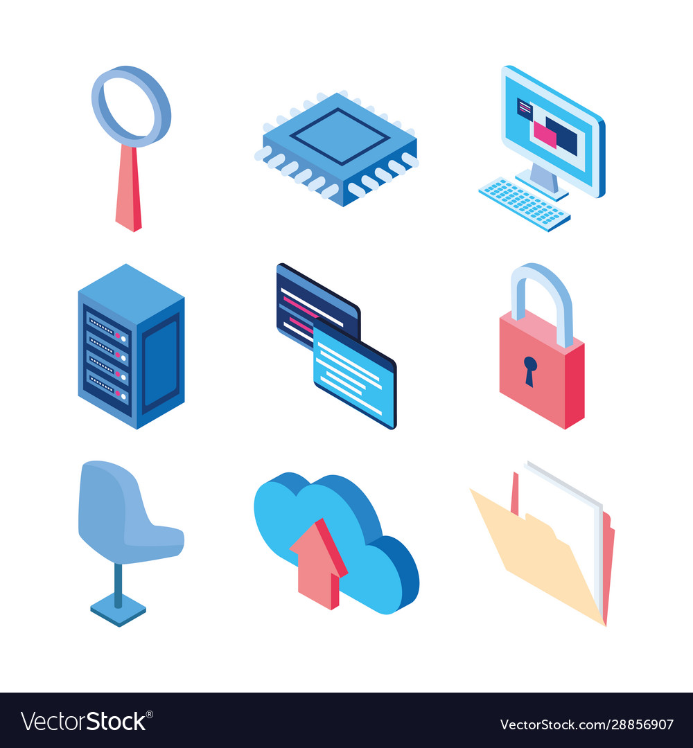 Cloud computing data server office computer