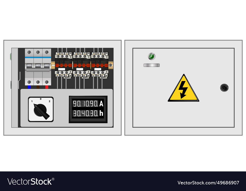 Electrical panel with magnetic contactor