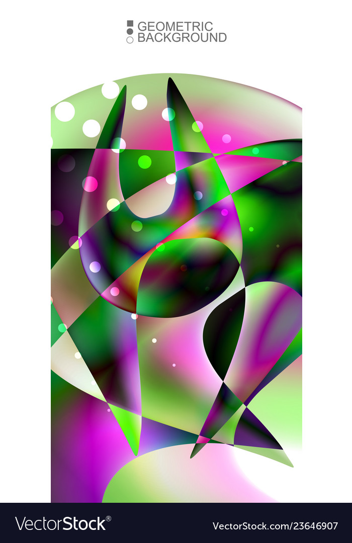 Geometric colorful abstract background Vector Image Geometric colorful abstract background