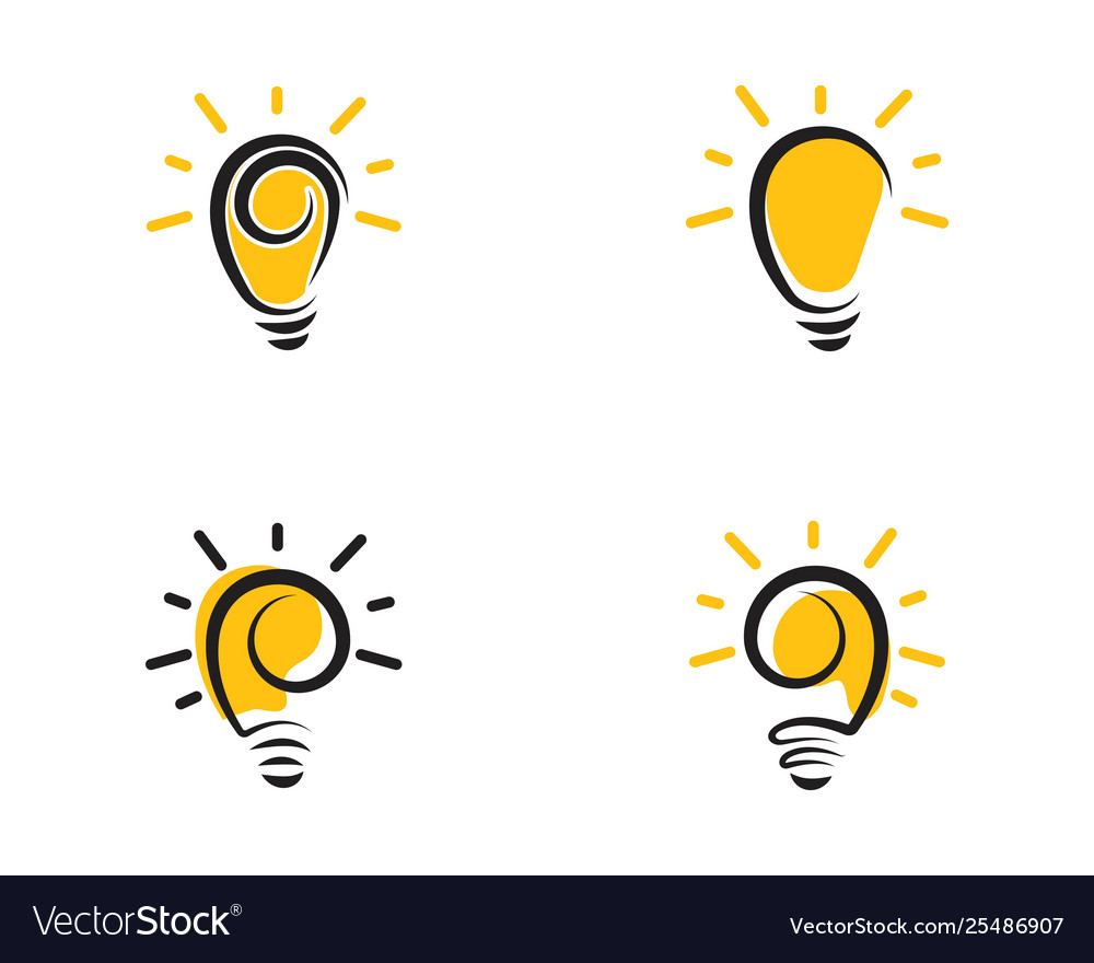 Light bulb symbol icon