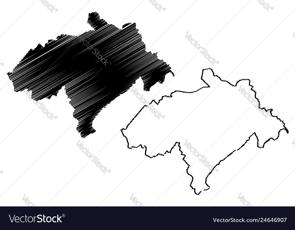 Midlothian map Vector Image Midlothian map