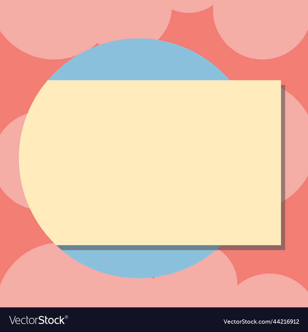Design business empty template isolated vector image Design business empty template isolated