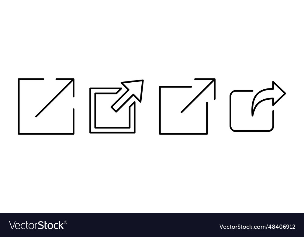 External link icon hyperlink chain symbol Vector Image External link icon hyperlink chain symbol