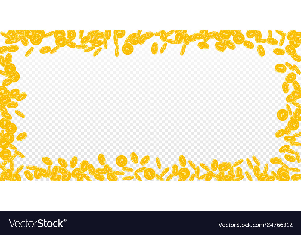 Indian rupee coins falling scattered small inr co
