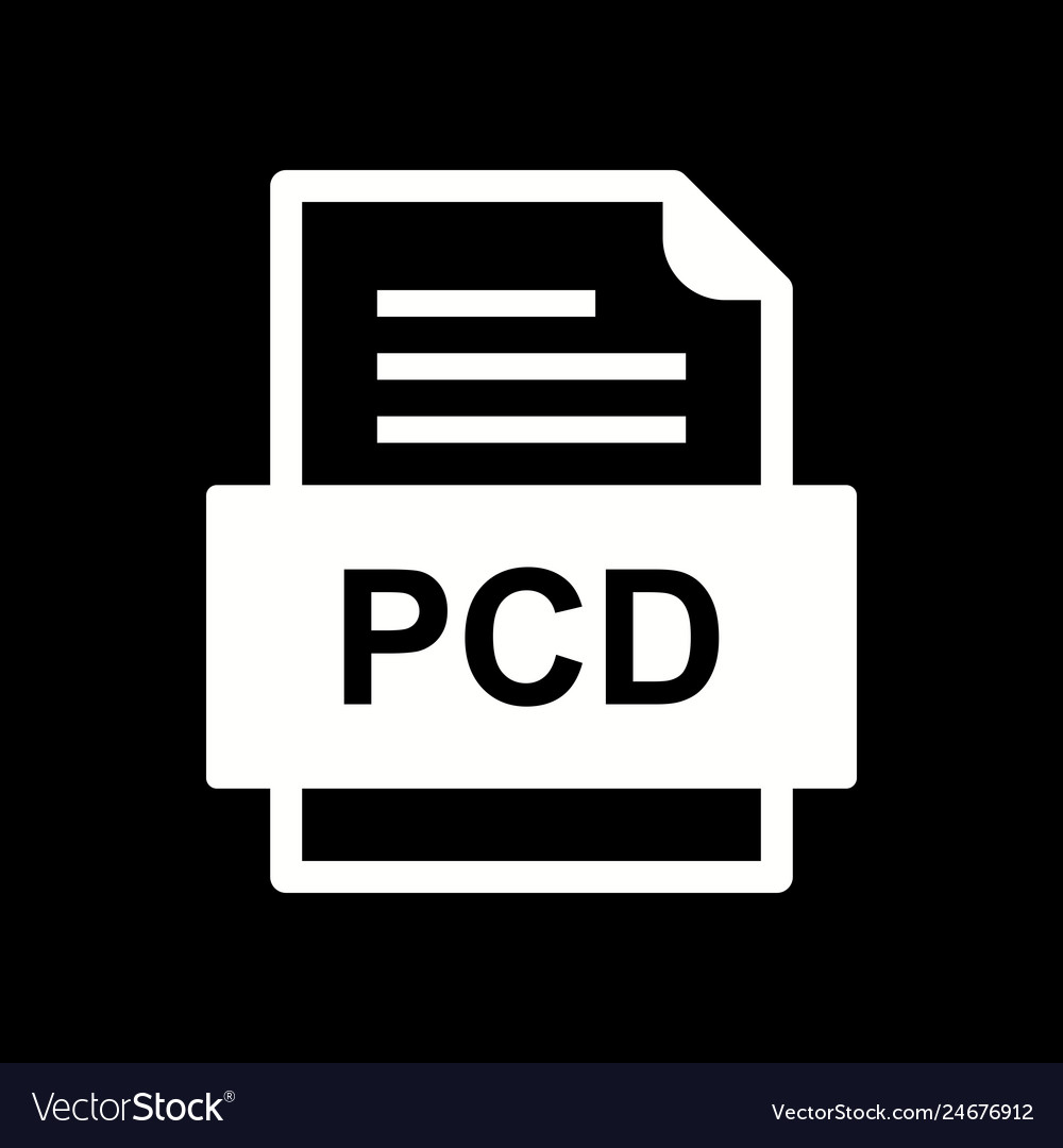 Pcd file document icon