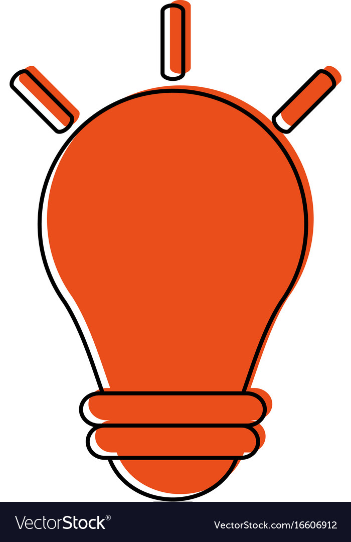 Regular lightbulb icon image