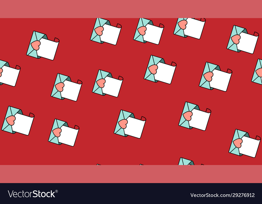 Texture seamless pattern flat icons mail