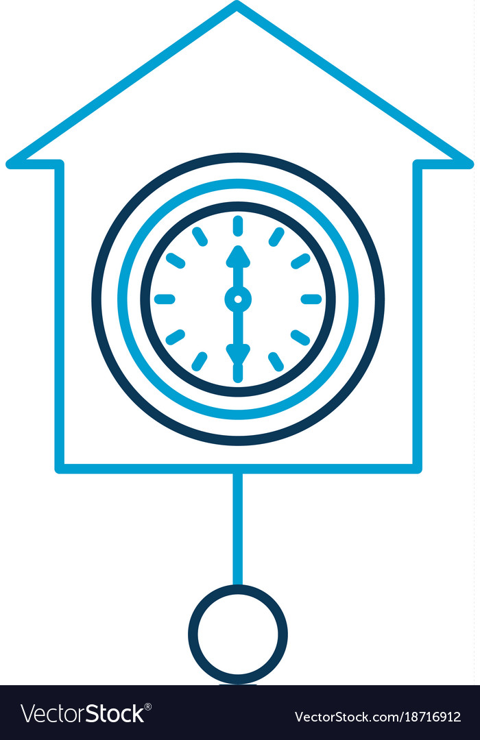Wall clock icon object time concept